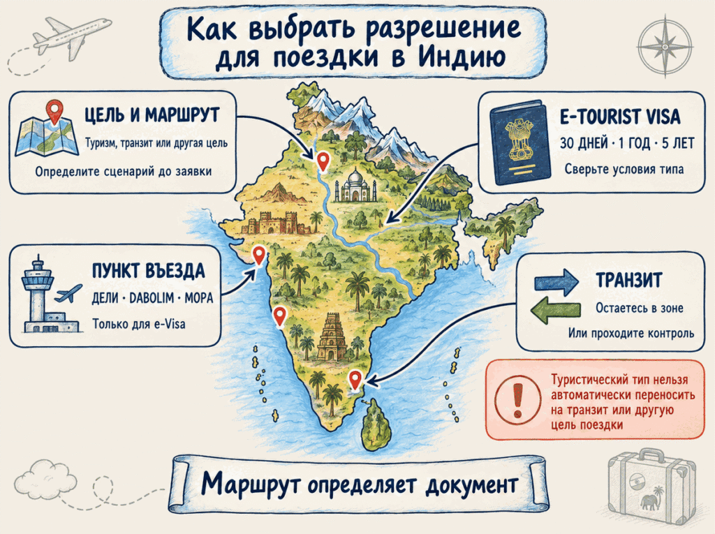 Варианты электронной, бумажной и транзитной визы